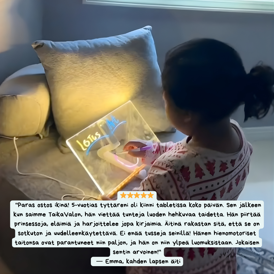 TaikaValo™ LED-piirustustaulu